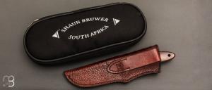   Couteau " Loveless Lamb Handled Bird " par Shaun Bruwer - Westinghouse micarta et RWL34