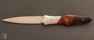   Couteau " Magna Pinna " fait main par Laraud Blade  - Bois de fer et 14C28
