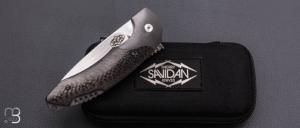   Couteau " Maximus " custom par Thierry Savidan - Carbone
