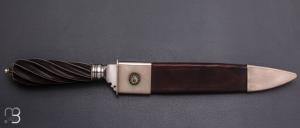    Couteau " Méditerranean Dirk " droit custom par Joe Keeslar