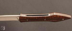 Couteau " L'Oegopsyde " fait main par Laraud Blade  - Amourette et 14C28