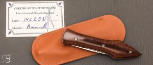 Couteau " L'Oegopsyde " fait main par Laraud Blade  - Amourette et 14C28