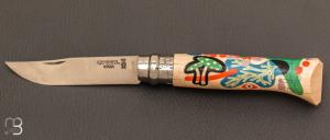 Opinel N°8 Perrine Honoré knife - BIENNIAL THEME NATURE Edition