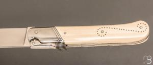    Couteau " Palanquille " custom par Glenn Guillou - Ivoire de mammouth et N690