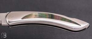    Couteau " Pissutu " par Charles Bennica - Inlays en nacre noire