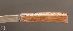   Couteau  " Prototype du Petit Savoyard " de Robert Beillonnet - Ivoire de mammouth et Damas