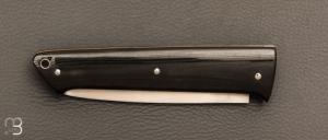  Couteau " Riverside " custom par Samuel Guichard - G10 noir