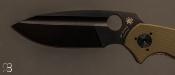 Couteau SPYDERCO " Schempp Tuff OD/TI " C151GODTIPBK