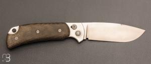   Couteau " Savane " par Éric Parmentier - Micarta et RWL34