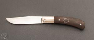  Couteau " Shielded " par Petr Hofman - Noyer densifi� et RWL34