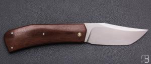   Couteau " Slipjoint " custom par Guy Poggetti - Micarta et 14c28