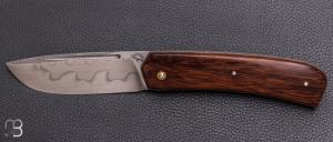      Couteau " Slipjoint " custom par Guy Poggetti - Micarta et C130