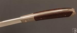   Couteau " Small Lock-back  " custom par Petr Hofman - Bois de fer et RWL34