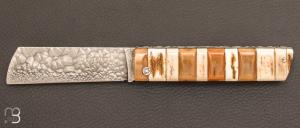 Couteau  "  Snard " Cristal Steel par Tom Fleury - Mammouth