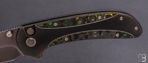   Couteau " Zizzit WE23031-4 " WE KNIFE - Titane et Fatcarbon