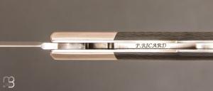 Couteau " custom " de Philippe Ricard - Fibre de carbone / Titane et N690