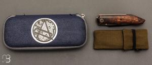   Couteau " custom " de Berthelemy Gabriel - La Forge Agab - Koa et Damas