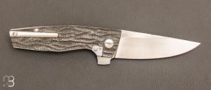   Couteau   "   custom flipper  " par Petr Hofman - Zirconium et RWL34