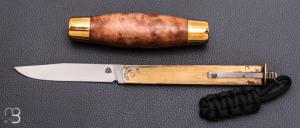 Couteau  de Morutier par Boréal - Genévrier et lame en 12C27