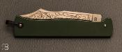 Couteau de poche Douk-Douk Color vert GM par Cognet