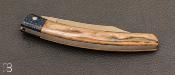 Couteau de poche le Thiers Ivoire de mammouth et carbone par Cognet