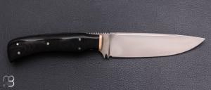   Couteau droit par Éric Parmentier - G10 et niolox