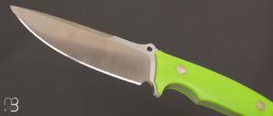 Couteau "  Fighter  " droit de Sergei Shidlovskii - G10 vert