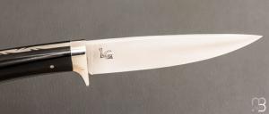  Couteau  fixe par Laurent Gaillard - G10 et 100C6