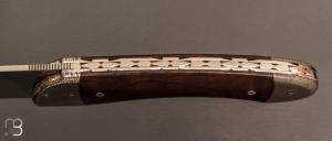  Couteau  " le Vault de lugny " custom par Philippe Sœuvre - Bois de fer
