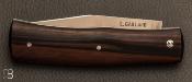 Couteau modèle unique ébène de macassar par Laurent Gaillard