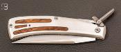 Couteau " palanquille " custom de Rémy Dupoux - Couteaux Lubéron