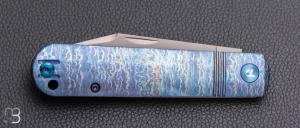 Couteau "slipjoint" par Dreamtech - Titane et lame en VG10 - D4386TF