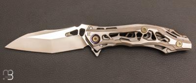 Couteau "  DCPT Tano " Titanium - M390 par CKF Knives et Aleksey Konygin