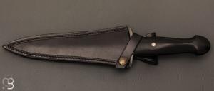  Dague " Kriss " de Jean Paul Sire - Ébène et Damas