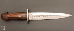    Dague noyer et lame forgée par Jean Paul SIRE