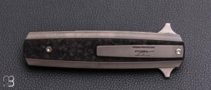   Dague pliante " PIC Prototype " de Jean Baptiste Leveque  par Maxknives