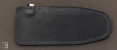 Etui cuir de poche Eden Park bleu pour couteau de poche le Légendary