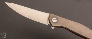 Couteau " NEON Zero " par Shirogorov - Titane et M390