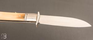   Couteau " Yssingeaux avec garde à bascule et palanquille  " par Romain Alvarez - Mammouth et RWL-34
