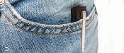 Couteau " Basic " fibre de carbone "pocket clip" de Jean Pierre Martin