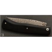 Couteau pliant modèle "Talar" G10 et damas de Anthony Brochier