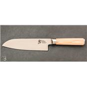 Couteau Japonais de cuisine KAI Shun Classic White santoku 180 mm - DM.0702W