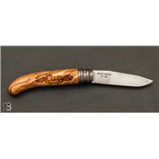 200 years Maison Berthier Olive wood pocket knife by Verdier - Limited Edition