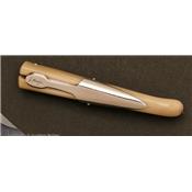 Couteau de poche Bieslois 10 cm Corne blonde par J. Mongin