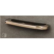 Couteau de poche Wharncliffe en nacre noire par Steve Hoel