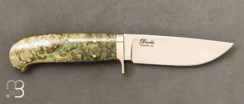 Couteau Droit Loupe d'érable par D'Alton Holder n°5