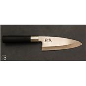 Couteau Japonais KAI Wasabi Black - Deba 15 cm - 6715D