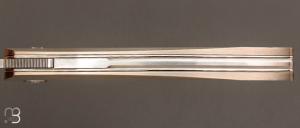 Couteau " Liner-lock "  custom par Alexis LeCocq - Titane et RWL-34