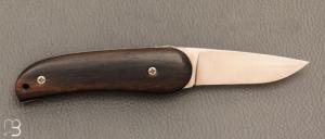 Couteau " Akma 9cm" linerlock par Florinox - Ebène