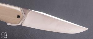  Couteau " Axiome" de Lucas Gilbert - Atelier Fèvre - G10 et lame en 14C28